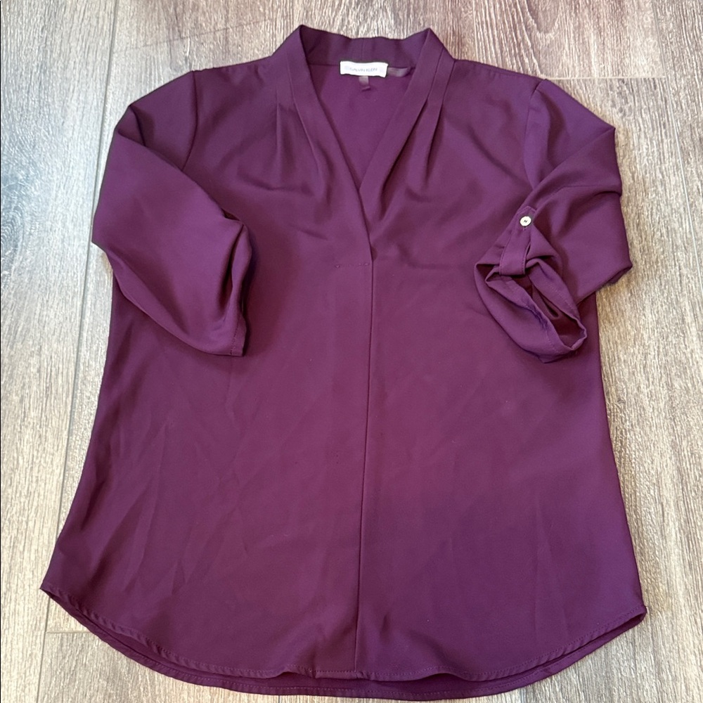 Calvin Klein Deep Purple Women's Blouse